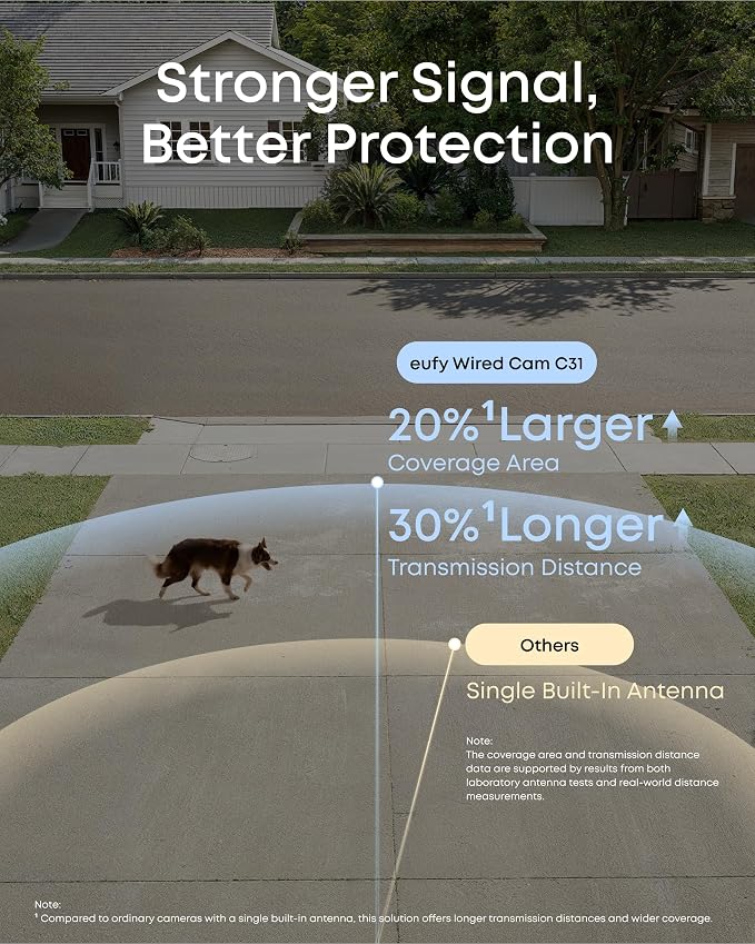 eufy Security Indoor/Outdoor Camera C31(2-Pack), P66, Spotlight-Free Color Night Vision, 360° Coverage View, AutoTracking,Human/Vehicle/Pet/Cry Detection, 24/7 Recording, Black (No Subscription)