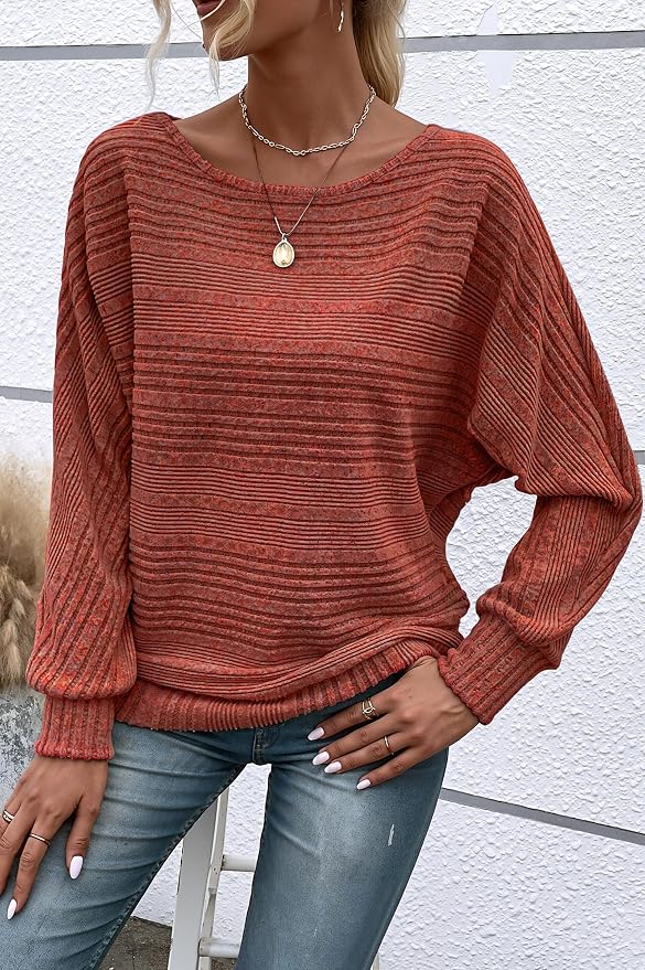 Womens Long Sleeve Shirts Crewneck Tunic Tops Pullover Sweaters Business Casual Blouses Fall Fashion 2026
