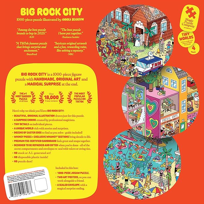 Big Rock City • 1000-Piece Jigsaw Puzzle from The Magic Puzzle Company • Series Four