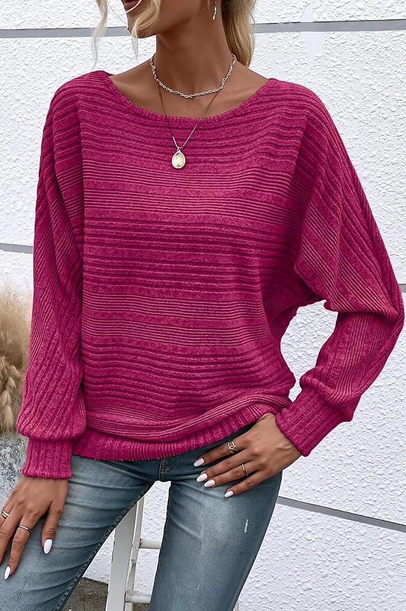 Womens Long Sleeve Shirts Crewneck Tunic Tops Pullover Sweaters Business Casual Blouses Fall Fashion 2026