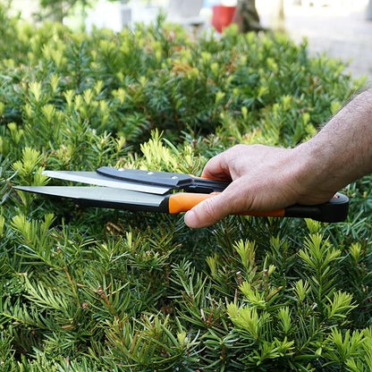Garden Clippers - Grass Cutter Hand Edging Shears - Straight Yard Scissors for Outdoor Edges, Weeding, or Hedge Shears by Kings County Tools