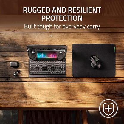 Razer Travel Case Folio for Portable Keyboards | Multi-Angle Stand, Magnetic Closure, PU Leather Exterior, Fits Razer Joro & Magic Keyboard, Supports Tablets (13")
