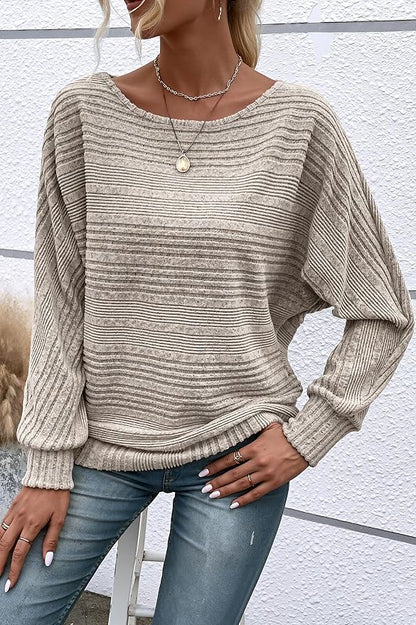 Womens Long Sleeve Shirts Crewneck Tunic Tops Pullover Sweaters Business Casual Blouses Fall Fashion 2026