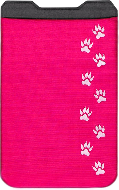 Phone Wallet - Adhesive Card Holder - Cell Phone Pouch - Stick on Lycra Pocket by Gecko - Carry Credit Cards and Cash