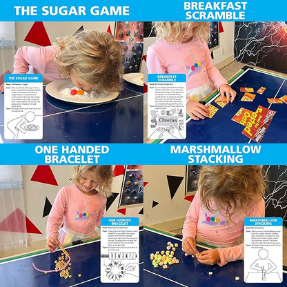 Funwares Home Edition, 218 Minute of Fun Games - Minute to Win It Family Party & Travel for Kids & Adults, 2-12 Players! Play with Everyday Household Items.