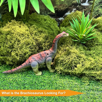 EKU Dinosaur Toys Wing Flapping Pterodactyl Toy Eudimorphodon, Head Moves Attack Brachiosaurus Styracosaurus Realistic Dino Action Figures for Kids 3-12 Boys Girls Jurassic World Toys