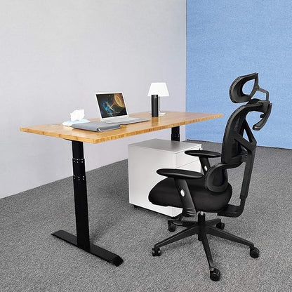 VWINDESK 80 x 30 x 1 Inch 100% Solid Bamboo Desk Table Top Only,for Standing Desk Home Office Desk with 80mm grommets(Right Angle)