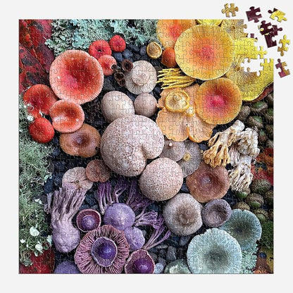 Galison, Shrooms in Bloom 500 Pieces Puzzle