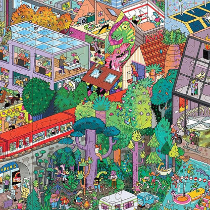 Big Rock City • 1000-Piece Jigsaw Puzzle from The Magic Puzzle Company • Series Four